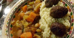 Couscous kefta et merguez