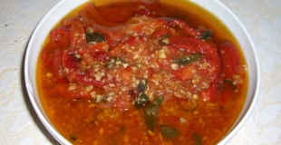 Poivrons confits à l'huile d'olive de tante Jeanne